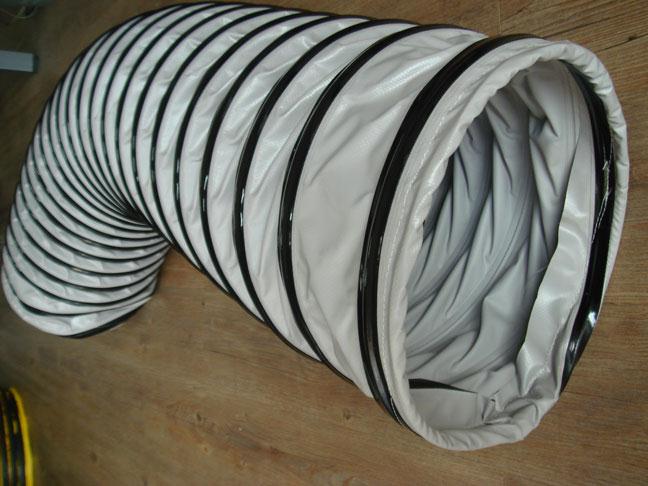 PVC Reinforced Flexible Spiral Mining Ventilation Air Hose Corrosion Resistance (图1)