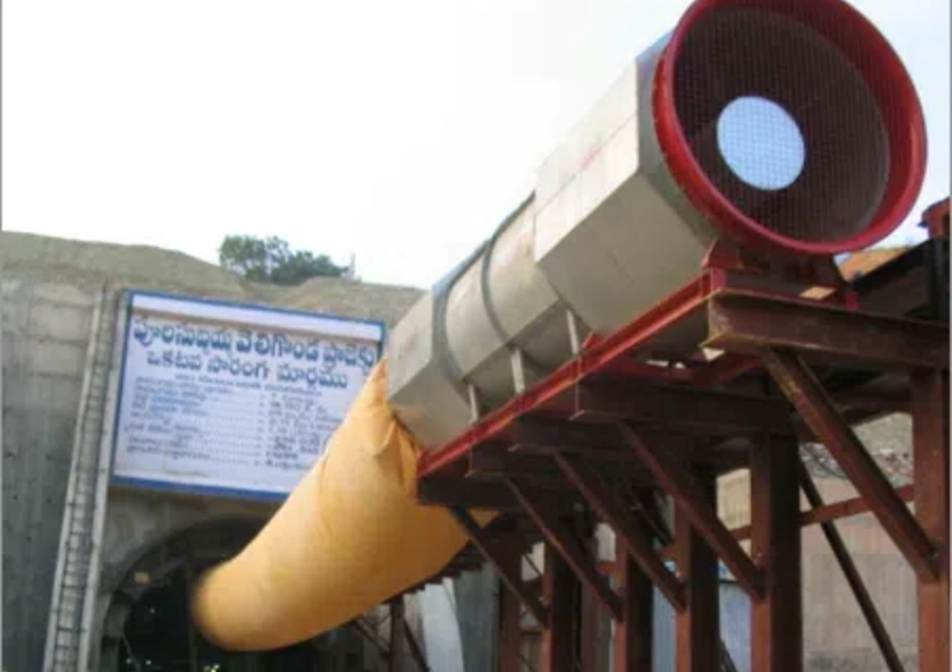 Fire Resistant Flexible lay flat Collapsible Ventilation duct for Mine(图3) Fire Resistant Flexible lay flat Collapsible Ventilation duct for Mine(图3)