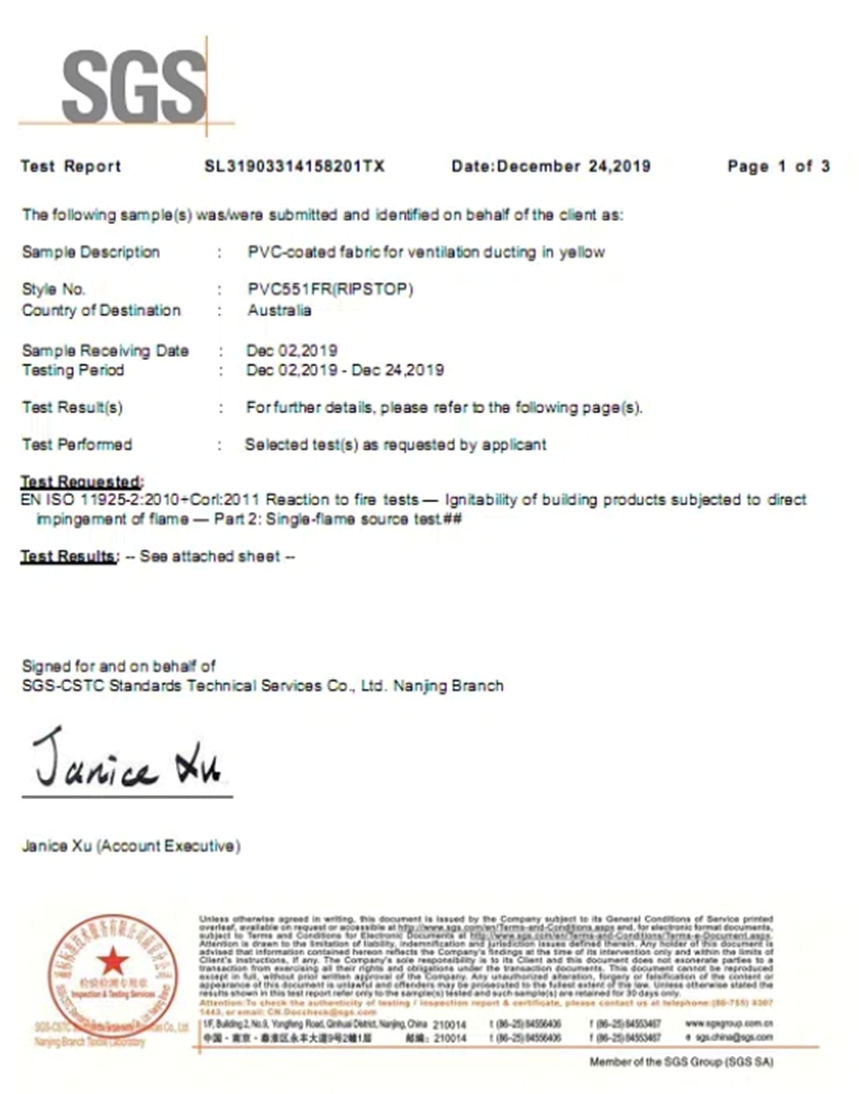 SGS Certified Fire Resistant long Life Span Air Supply Tunnel Ventilation Duct(图4) SGS Certified Fire Resistant long Life Span Air Supply Tunnel Ventilation Duct(图4)