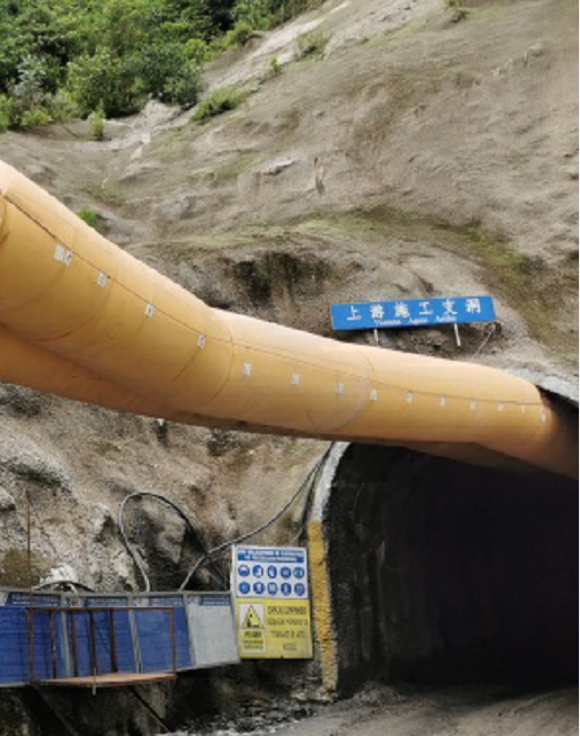 Flexible Durable PVC Ventilation Duct Fire-resistance Air ducts Mine Tunnel Vent Tube(图1)