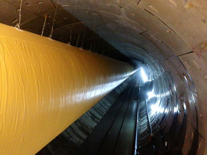 High Pressure Heat Resistant Tunnel and Mine Ventilation Hose(图1)